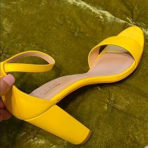 Yellow heels